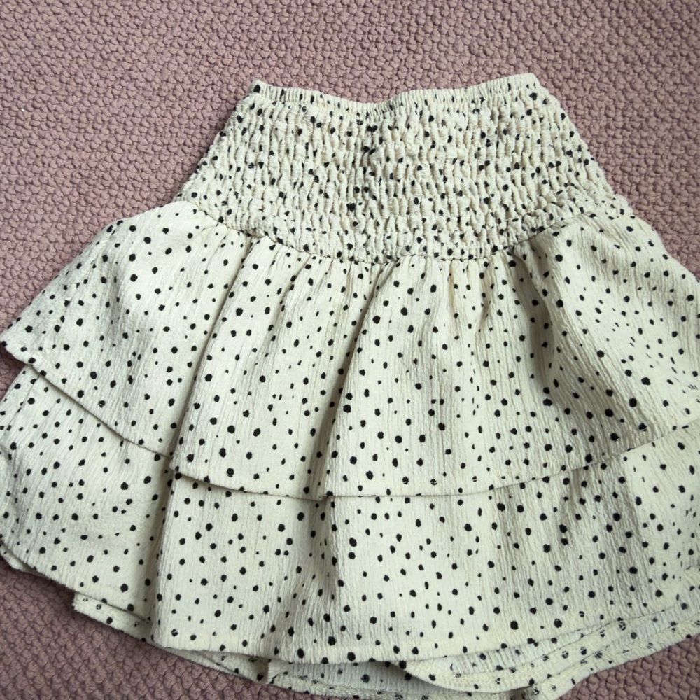 Zara Black and White Tiered Skirt